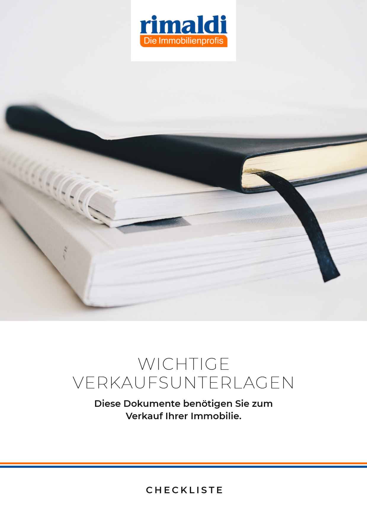 Wichtige Unterlagen für den Verkauf der Immobilie Wichtige Unterlagen für den Verkauf der Immobilie - rimaldi - Die Immobilienprofis