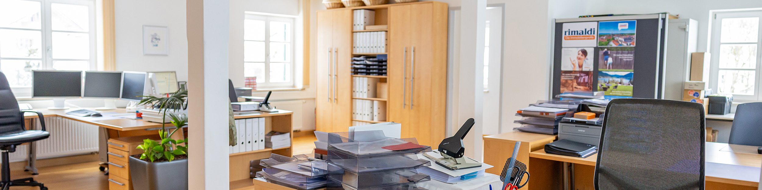 Das Büro von rimaldi- Die Immobilienprofis