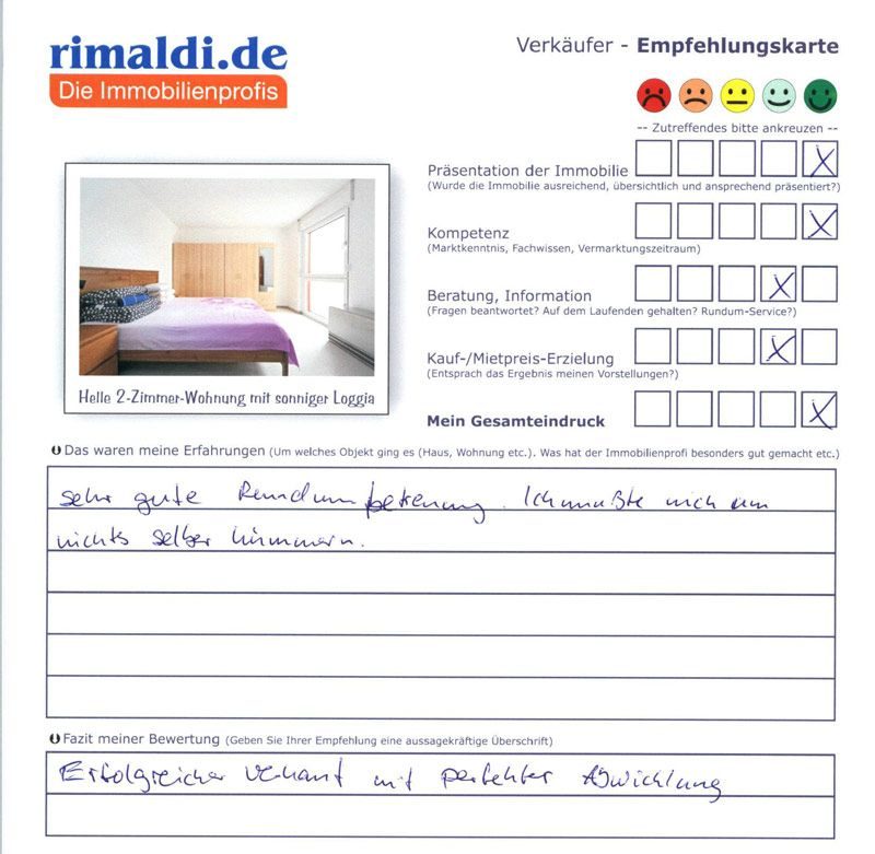 Kundenbewertung 2-Zimmer-Wohnung in München, Großhadern