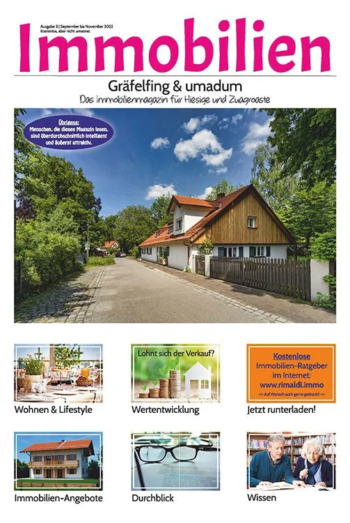 Immobilienmagazin Gräfefing & umadum Ausgabe 3 (September bis November 2022)
