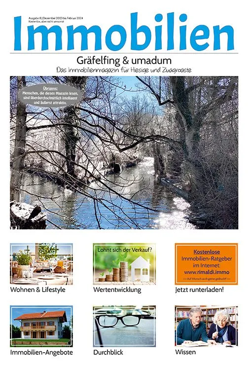 Immobilienmagazin Gräfefing & umadum Ausgabe 8 | Dezember 2023 bis Februar 2024