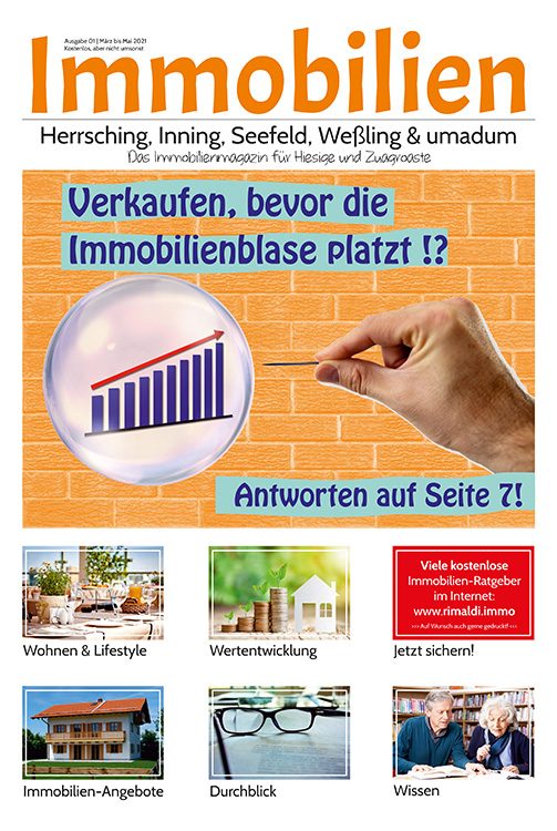 Immobilienmagazin Herrsching, Seefeld & umadum Ausgabe 1 (März bis Mai 2021)