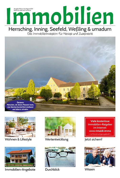 Immobilienmagazin Herrsching, Seefeld & umadum Ausgabe 2 (Juni bis August 2021)