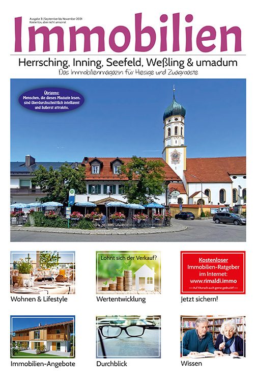 Immobilienmagazin Herrsching, Seefeld & umadum Ausgabe 3 (September bis November 2021)