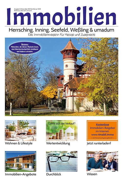 Immobilienmagazin Herrsching, Seefeld & umadum Ausgabe 4 (Dezember 2021 bis Februar 2022)