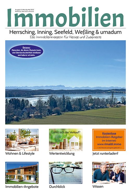 Immobilienmagazin Herrsching, Seefeld & umadum Ausgabe 5 (März bis Mai 2022)