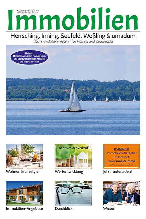 Immobilienmagazin Herrsching, Seefeld & umadum Ausgabe 6 (Juni bis August 2022)