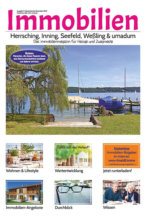 Immobilienmagazin Herrsching, Seefeld & umadum Ausgabe 7 (September bis November 2022)