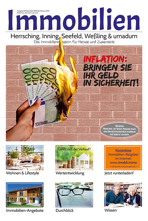 Immobilienmagazin Herrsching, Seefeld & umadum Ausgabe 8 (Dezember 2022 bis Februar 2023)
