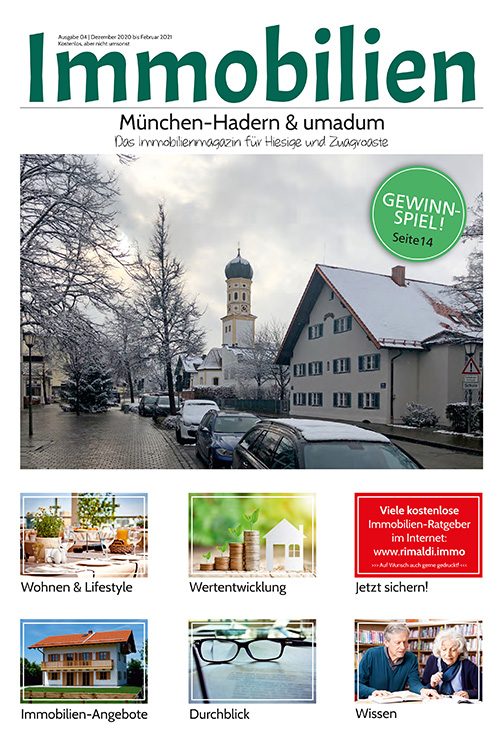 Immobilienmagazin München-Hadern Ausgabe 12 (Dezember 2020 bis Februar 2021)