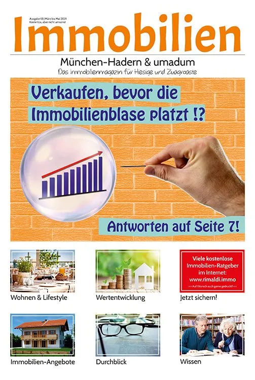 Immobilienmagazin München-Hadern Ausgabe 13 (März bis Mai 2021) Immobilienmagazin München-Hadern Ausgabe 13 (März bis Mai 2021)