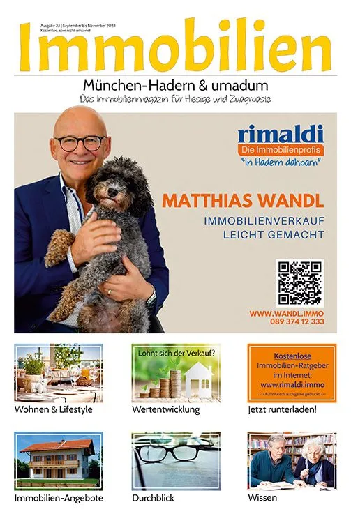 Immobilienmagazin München-Hadern Ausgabe 23 (September bis November 2023) Immobilienmagazin München-Hadern Ausgabe 23 (September bis November 2023)