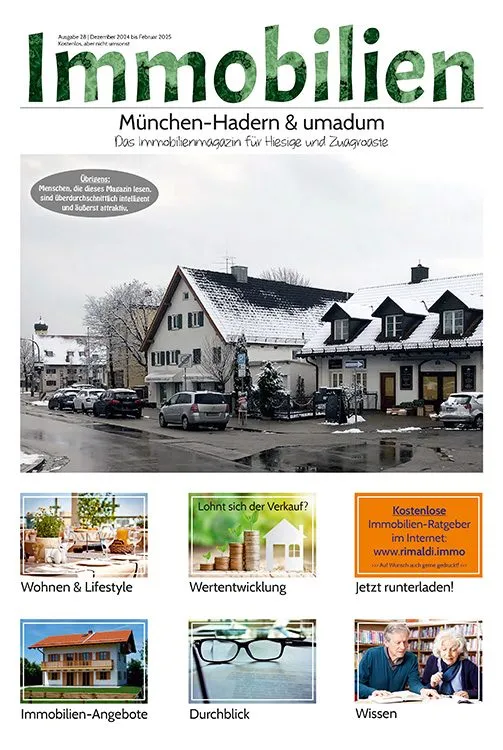 Immobilienmagazin München-Hadern Ausgabe 28 | Dezember 2024 bis Februar 2025 Immobilienmagazin München-Hadern Ausgabe 28 | Dezember 2024 bis Februar 2025